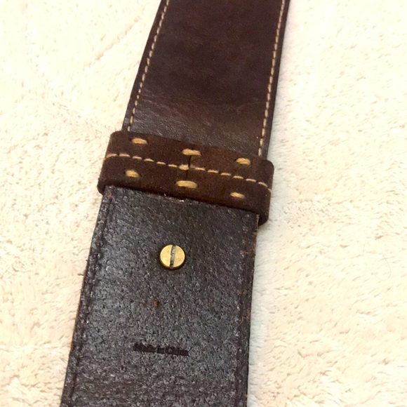 Vintage Genuine Leather Western Belt - Picture 10 of 12